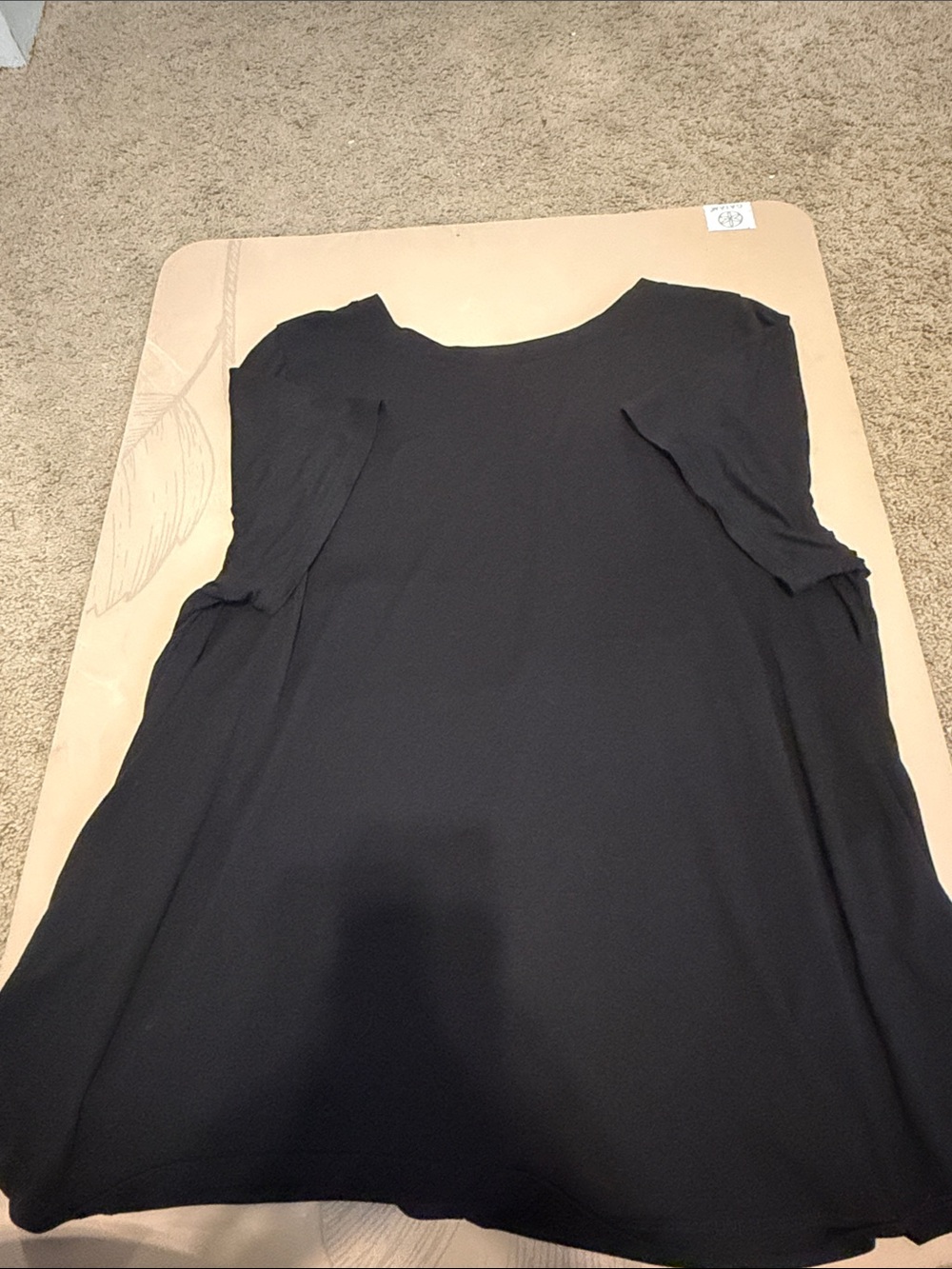 Lane Bryant Black Livi top